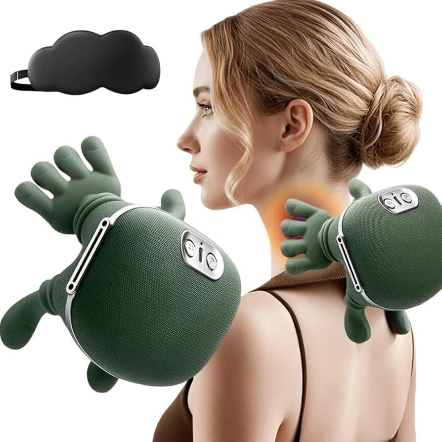 💆 MASAJEADOR ELÉCTRICO PARA CUELLO, HOMBROS Y ESPALDA